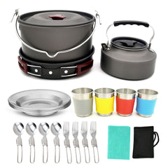 Camping Cookware Set New Oven Aluminum Pot