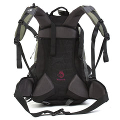 Waterdichte nylon fiets- en wandelrugzak (36-55L)