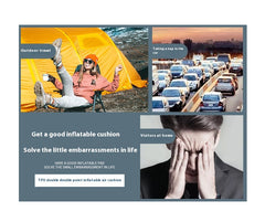 Double Air Mattress Camping Widened Outdoor Airbed Lunch Break Pad