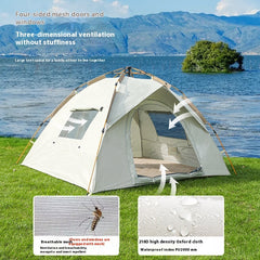 Draagbare Automatische Opvouwbare Tent voor 3-4 Personen