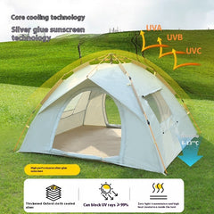 Draagbare Automatische Opvouwbare Tent voor 3-4 Personen