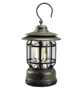 Vintage Rechargeable Lantern with Rotating Design