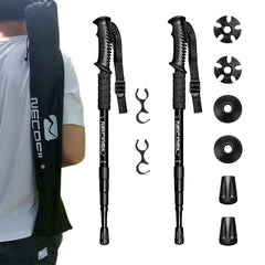 Aluminum Alloy Hiking Poles, Four Sections, 50-110CM