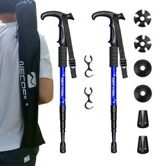 Aluminum Alloy Hiking Poles, Four Sections, 50-110CM