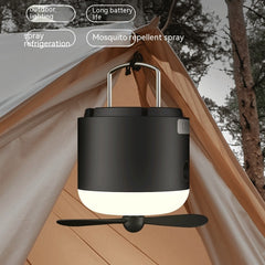 Multifunctionele USB Oplaadbare Lantaarn - Mistwit, Kaki, Obsidiaanzwart
