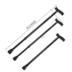 Aluminium Trekkingstok met Rubberen Handvat