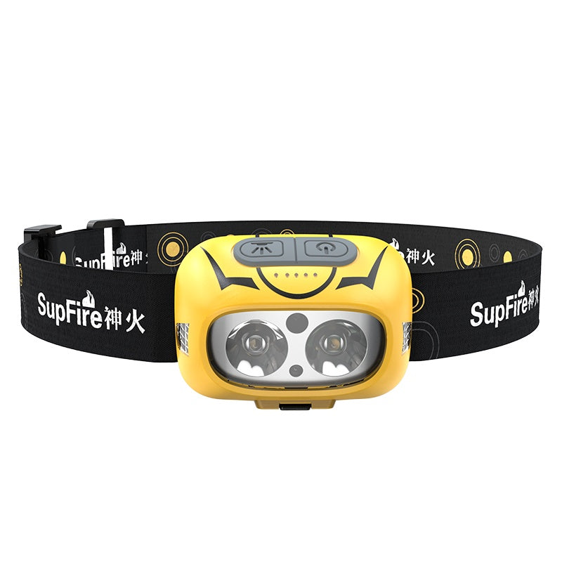 Shenhuo Sensorhoofdlamp - LED-hoofdlamp met hoge helderheid en groot bereik