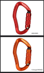 Climbing Button Carabiner Outdoor Rock Climbing Equipment Hook Lock