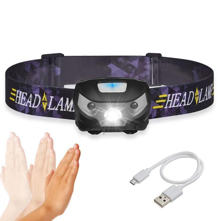 LED-hoofdlamp met bewegingssensor - 3000 lumen