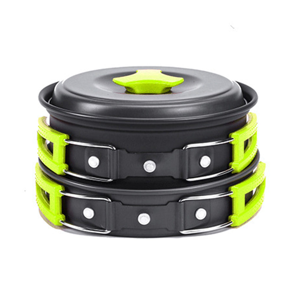 Compact Aluminum Cooking Set for Travel and Home