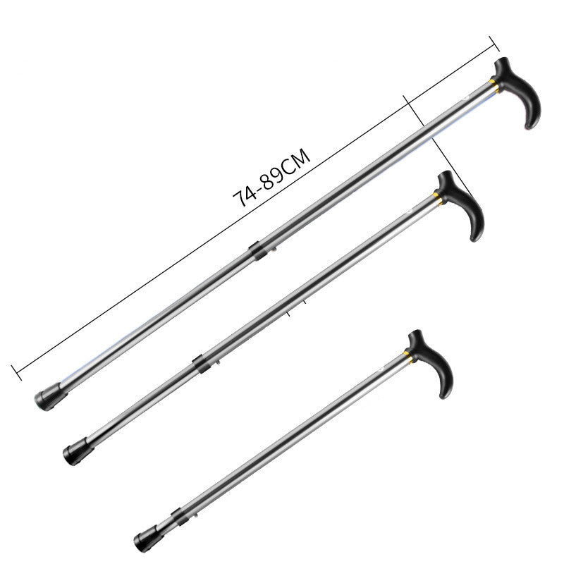 Aluminum Trekking Pole with Rubber Handle