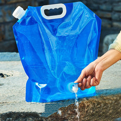 Draagbare opvouwbare waterzak - 5L/10L