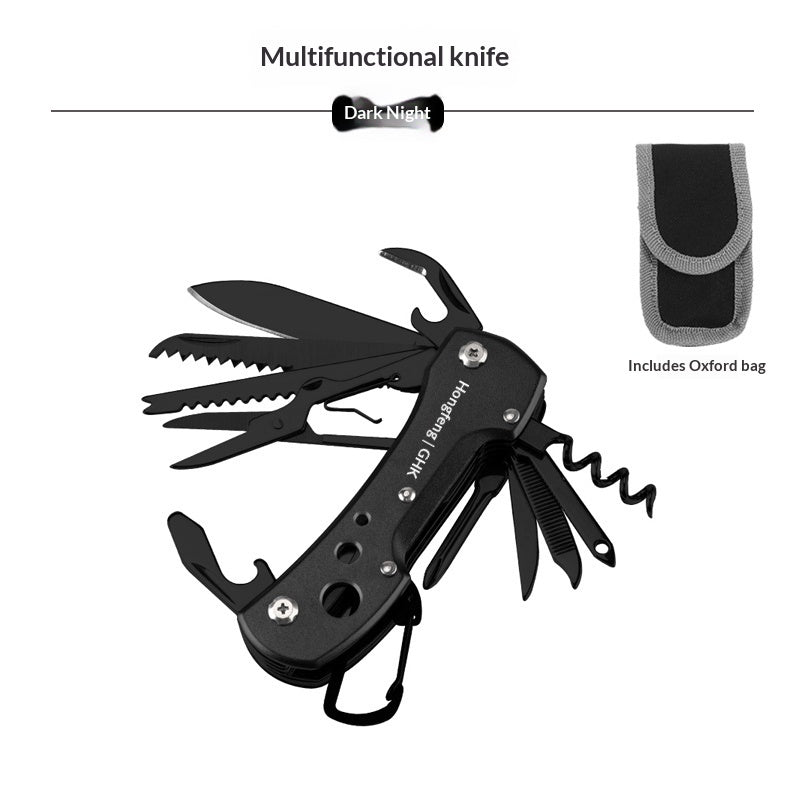 Outdoor Multi-functional Tool Knife Folding Knife Portable Self-defense Mini