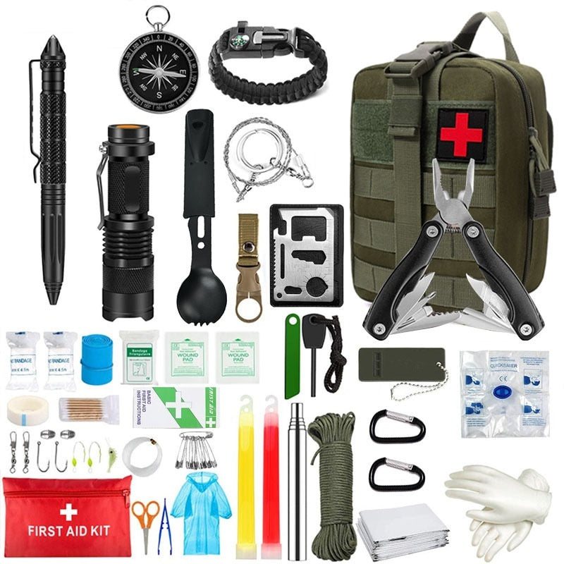 Comprehensive Emergency Preparedness Kit – Multi-Tool Pouch (Big Kit)
