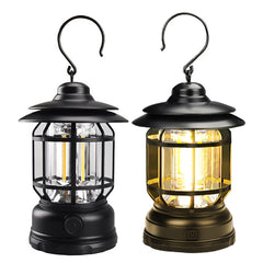 Outdoor Camping Lantern Retro Multi-functional Warm Light