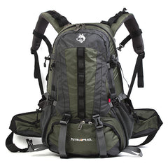 Waterdichte nylon fiets- en wandelrugzak (36-55L)