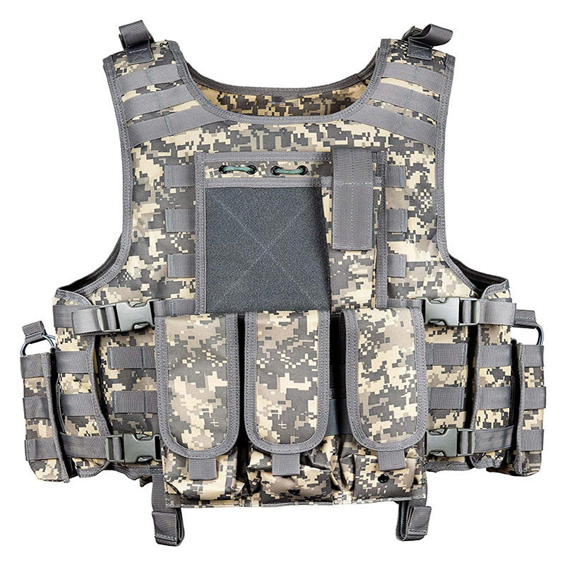 Multifunctioneel snelontgrendelend camouflagevest