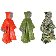 Noodregenjas met camouflageprint