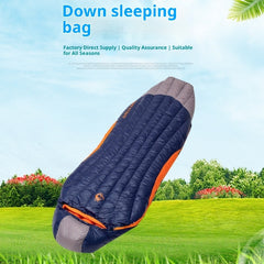 Plus-sized Widened Outdoor Camping Down-filled Sleeping Bag