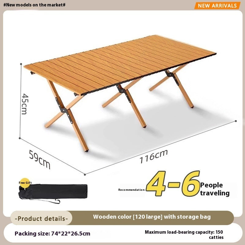 Opvouwbare eierroltafel