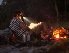 Hoofdlamp met USB-C snelladen en helder LED-licht
